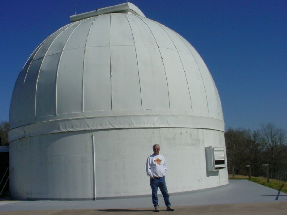 Keith at The George Observatory