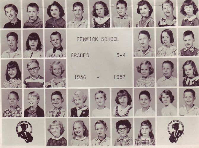 Fenwick Grade School Third and fourth Grades,1956 - 1957