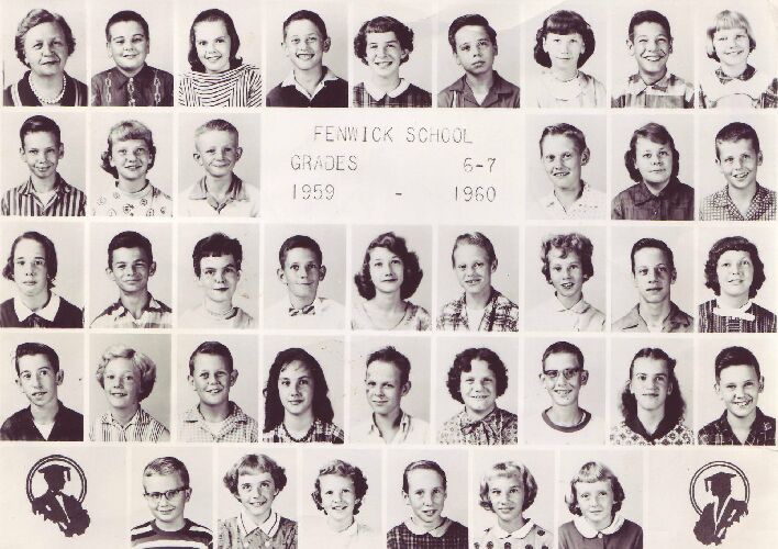 Fenwick Grade School 6th. and 7th. Grades,1959 - 1960