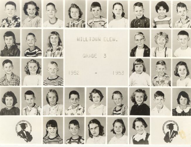 Milltown Third Grade (1952-1953)