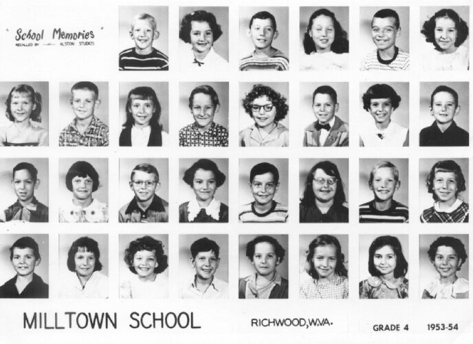Milltown Fourth Grade (1953-1954)