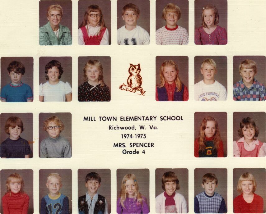 Milltown Elementary School, Richwood W. Va., grade 4 - 1974-1975