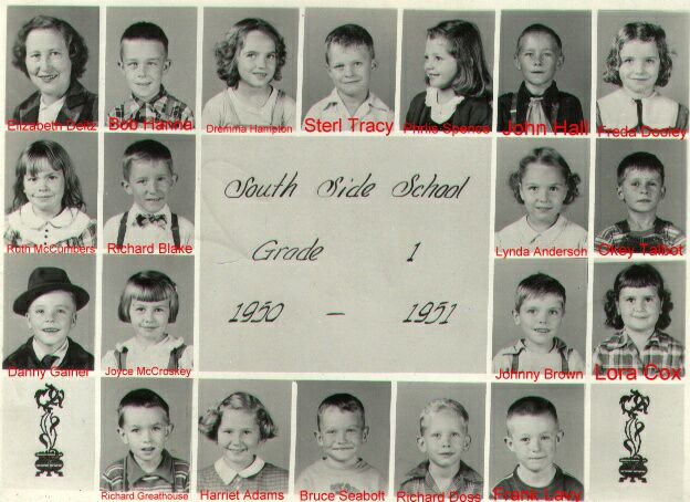 South Side Grade School,First,1950 - 1951