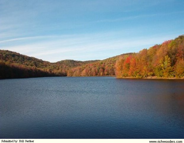 Fall colors at Summit Lake.