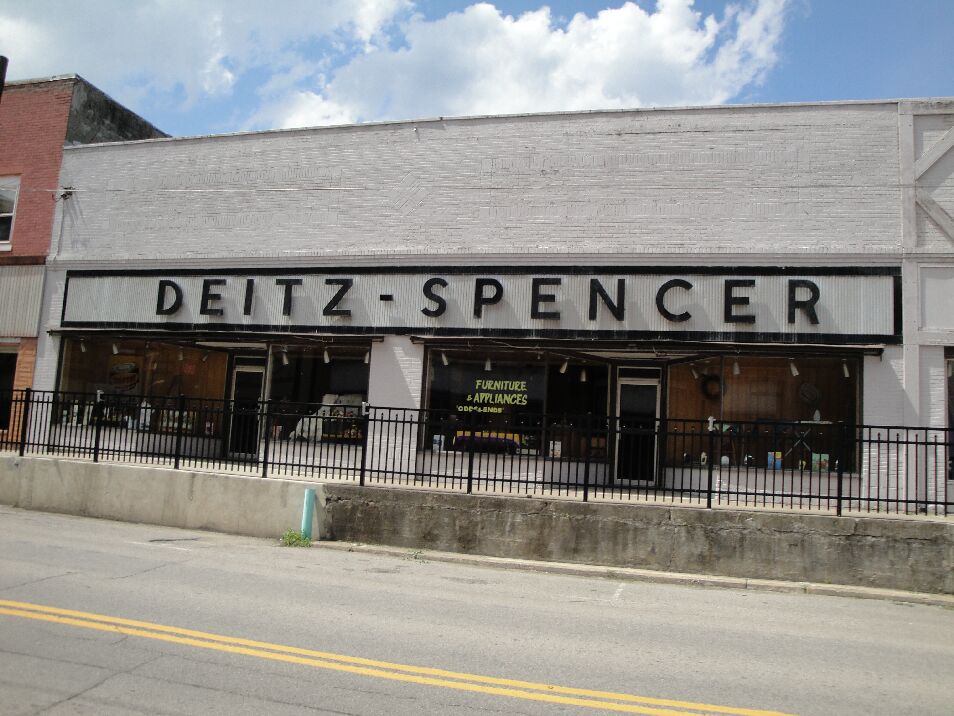 Deitz Spencer building on Main Street in Richwood