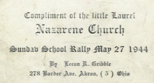Little Laurel Nazarene church