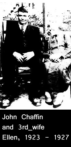 John Chaffin and 3rd_wife Ellen, 1923 - 1927
