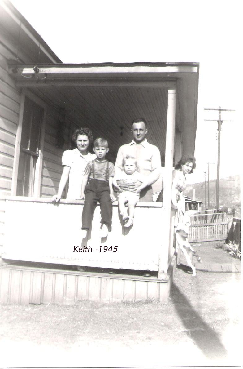 Keith was born and raised in this old Richwood Cherry River Pulp and Paper Co. house behind Campolio grocery store on Riverside drive 