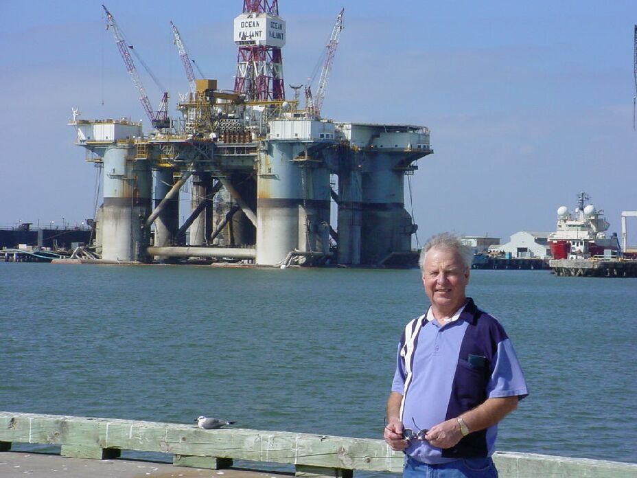 Keith Ignatius, Gulf Coast oil rig platform.
