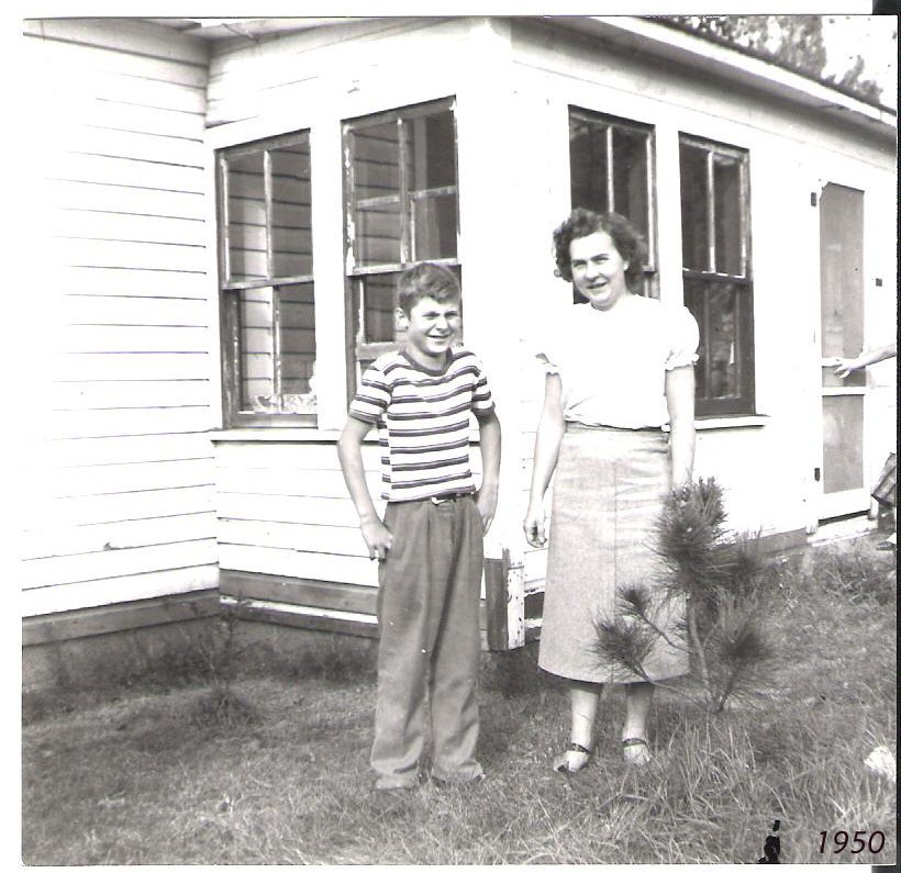 This photo was taken 1950, Keith and his Aunt Louise.