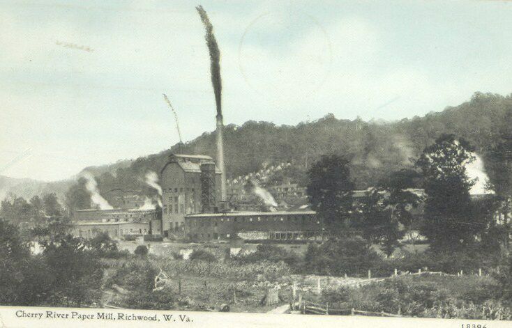 Cherry River Pulp & Paper Co's Mill Richwood  West Virginia.