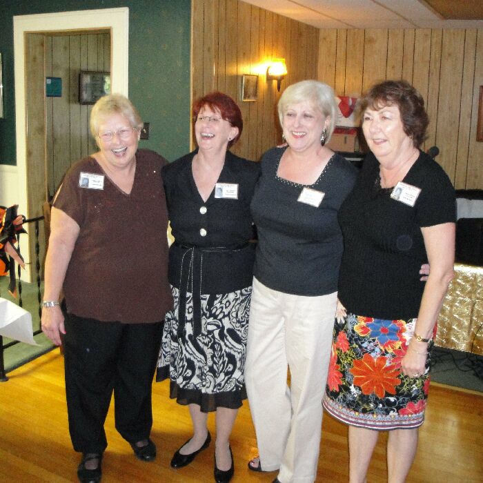 Dona Collins, Pam Gilmore, Nancy Gwinn and Mary White of RHS Class of  64's