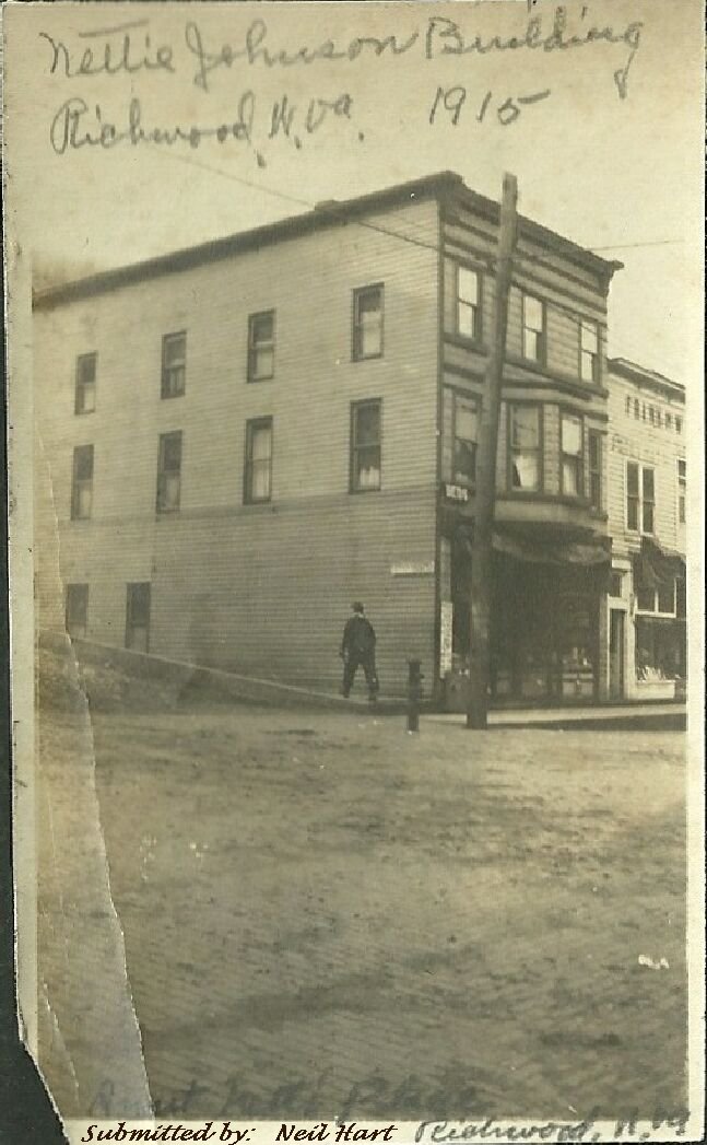 Nettie Johnson Building Richwood W Va 1915