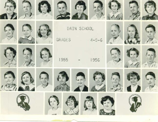 Dain School,Grades 4 - 5 - 6 (1955 - 1956)