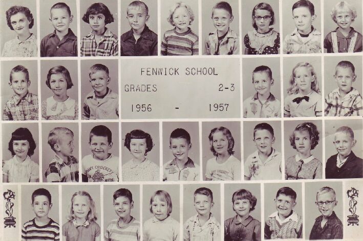 Fenwick Grade School, 2nd. and 3rd. Grades,1956 - 1957