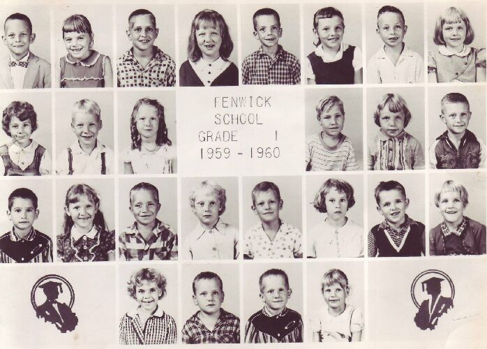 Fenwick Grade School first grade,1959 - 1960