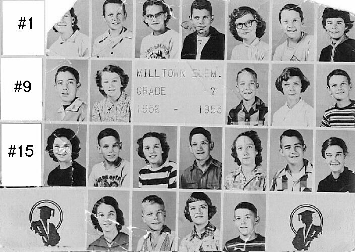 Milltown Grade School,Seventh Grade,1952 - 1953