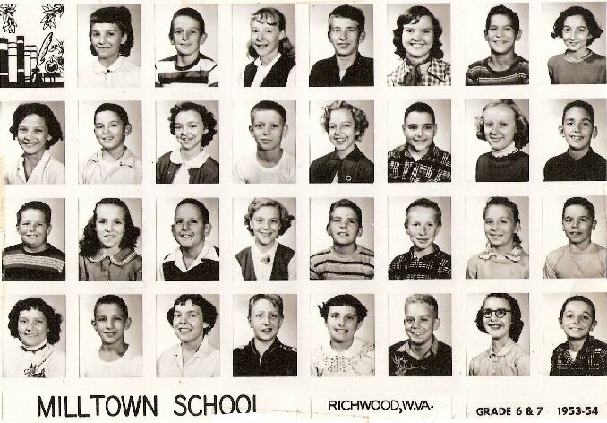 Milltown Grade School,Seventh Grade,1953 - 1954