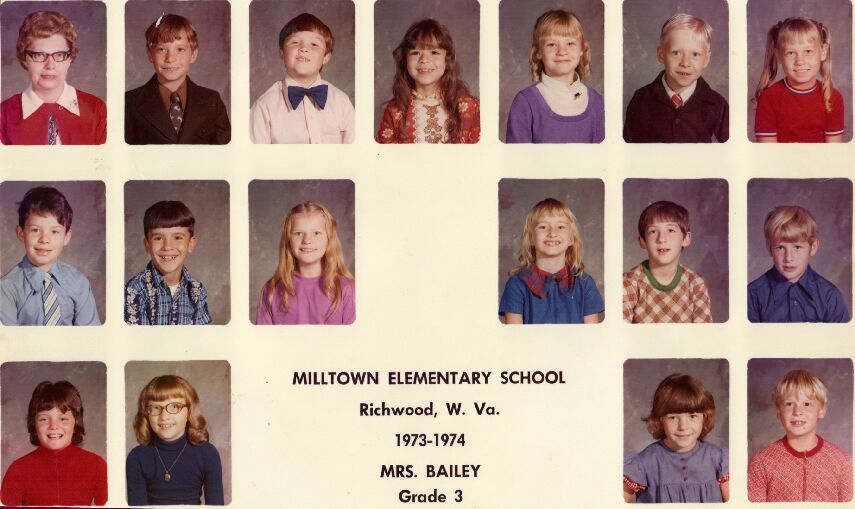 Milltown Elementary School, Richwood W. Va., grade 3 - 1973-1974