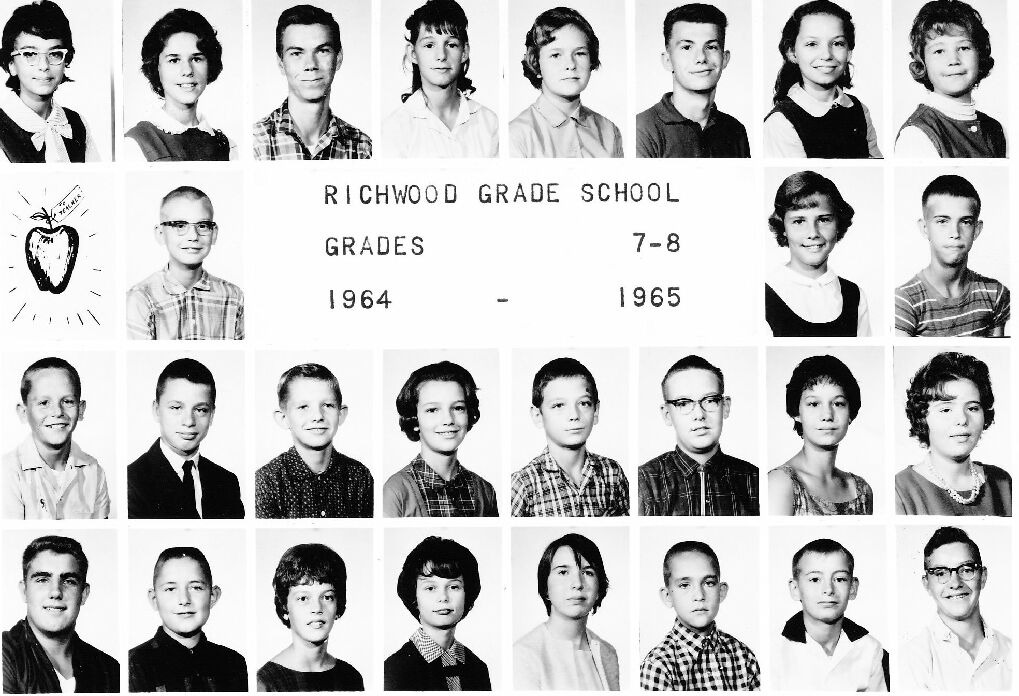 Richwood Grade School 7th and 8th Grade 1964/1965