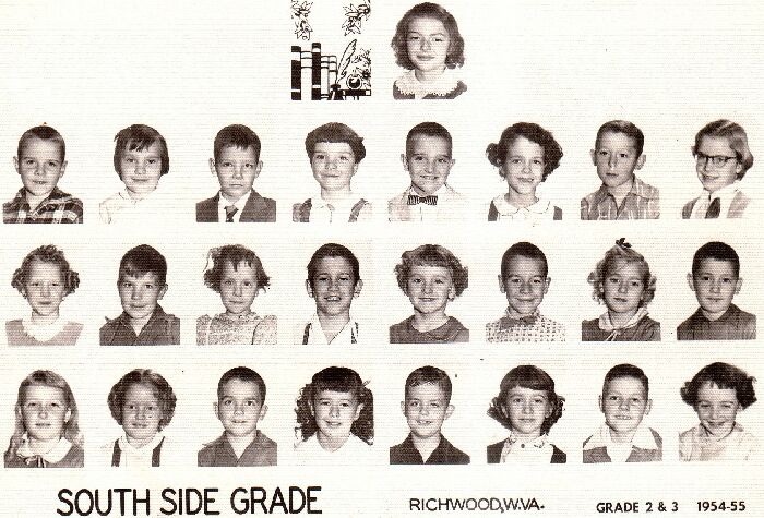 South Side Grade School,Second and third grade,1954 - 1955