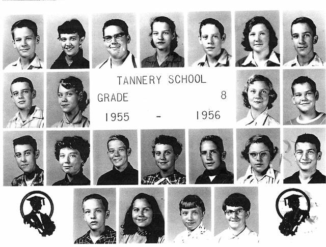 Tannery Grade School, Eighth Grade, Riverside Drive. Richwood, WV 26261