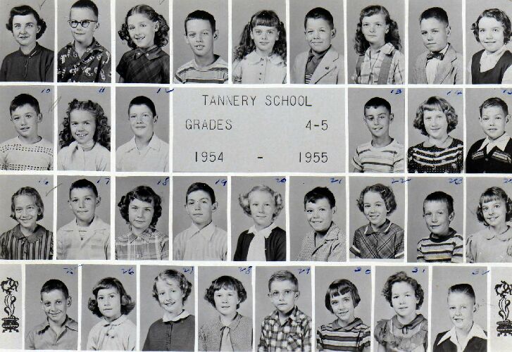Tannery Grade School, Fourth and Fifth Grade, Riverside Drive. Richwood, WV 26261