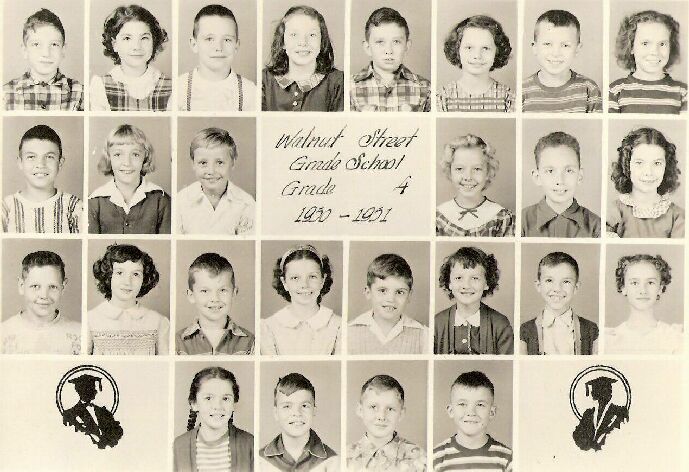 Walnut Street  Grade School,Fourth Grade,1950 - 1951