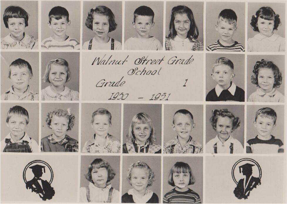 Walnut Street Grade School,First Grade,1950 - 1951