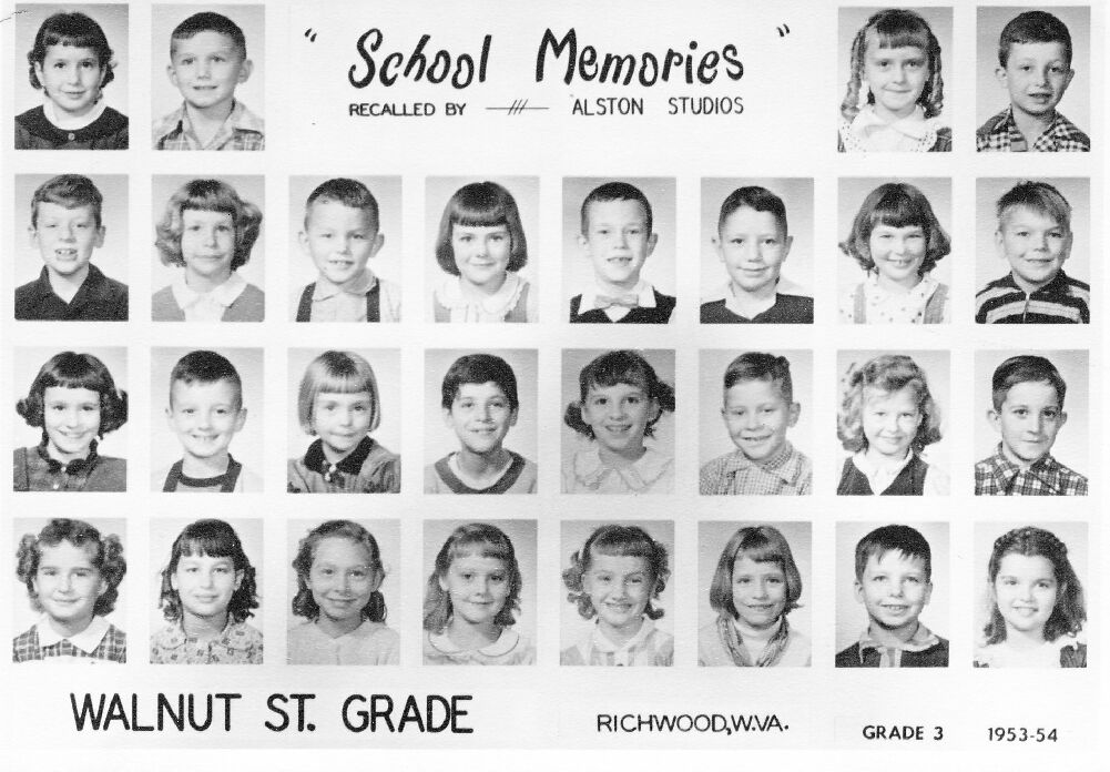 Walnut Street Grade, Richwood, W.VA. Grade 3, 1953-1954